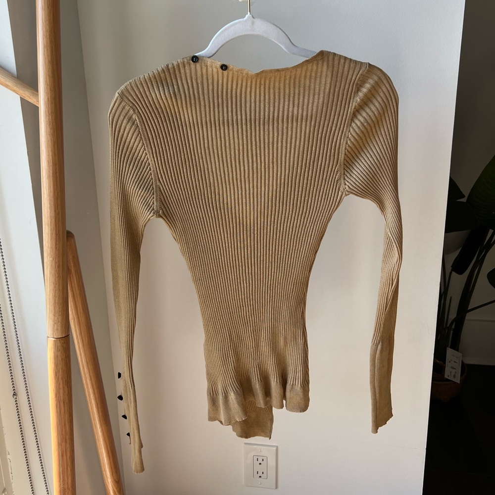 Jacquemus Brown Le Cardigan Tordu Cardigan - Picture 6 of 10